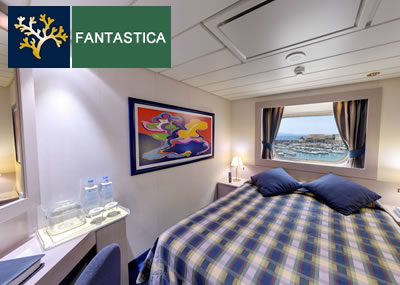 MSC Sinfonia - Dış Kabin Fantastica (O2)