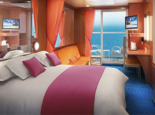 Norwegian Pearl - Aft-Facing Mini Suite with Balcony (M1)