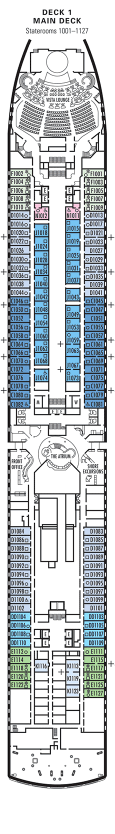 Zuiderdam - Main Deck