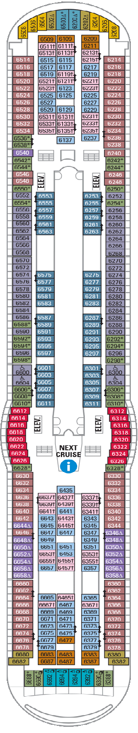 Navigator of the Seas - Deck Six