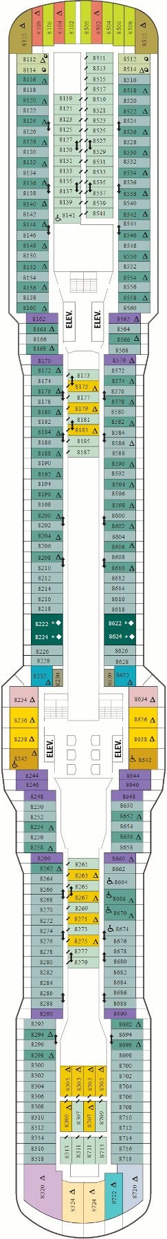 Quantum of the Seas - Deck Eight