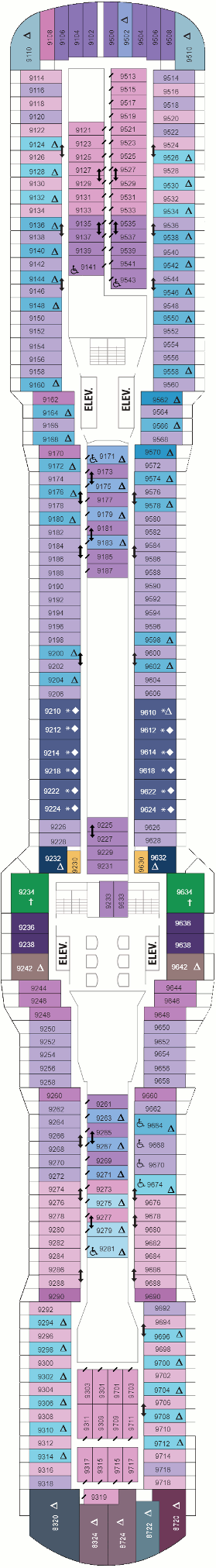 Quantum of the Seas - Deck Nine