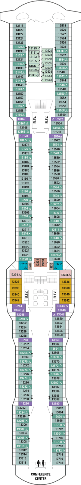 Anthem of the Seas - Deck Thirteen