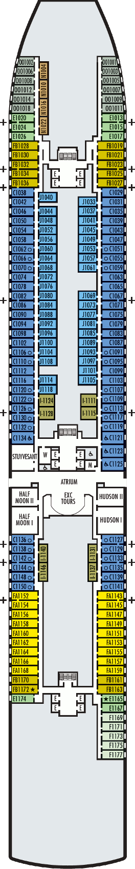 Koningsdam - Main Deck