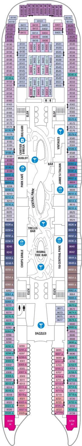 Harmony of the Seas - Deck Eight