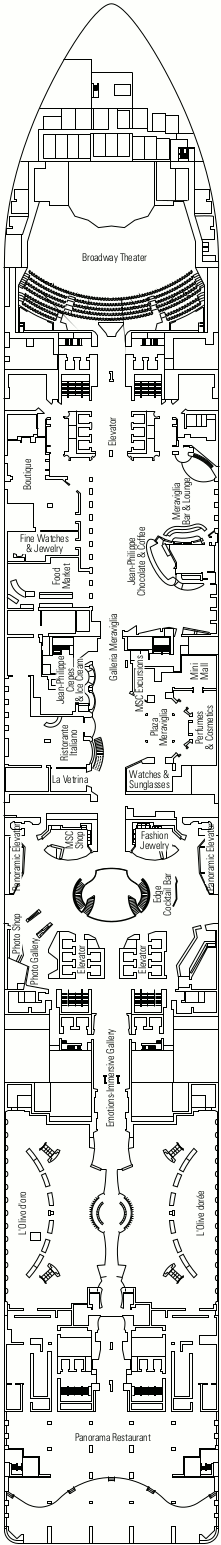 MSC Meraviglia - Petra Deck