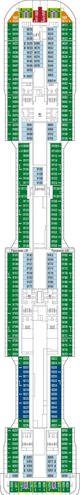 MSC Meraviglia - Alhambra Deck