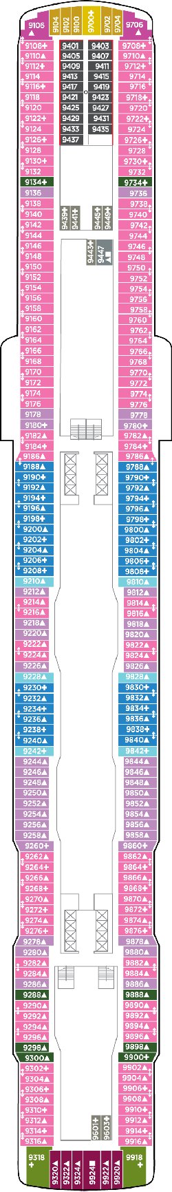 Norwegian Bliss - Deck Nine