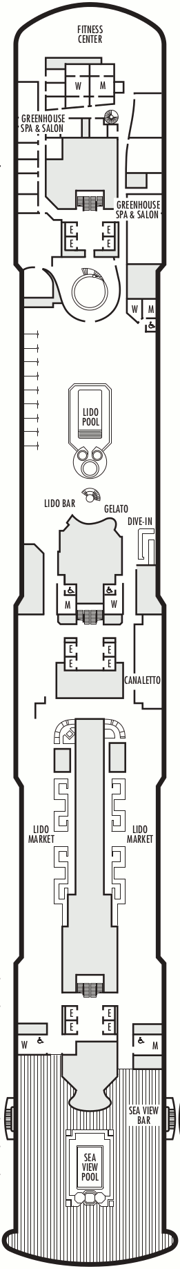 Nieuw Amsterdam - Lido Deck