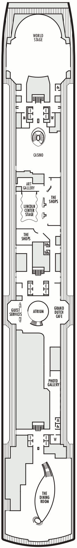 Nieuw Amsterdam - Promenade Deck