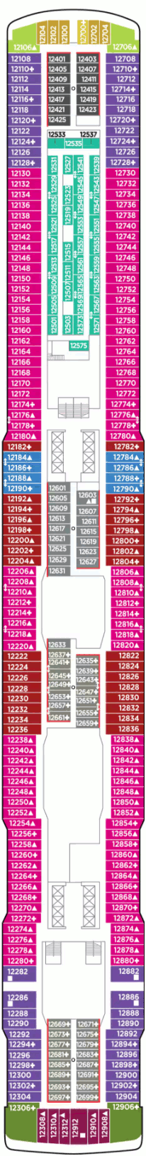 Norwegian Encore - Deck Twelve