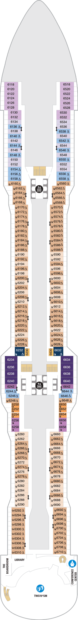 Spectrum Of The Seas - Deck Six