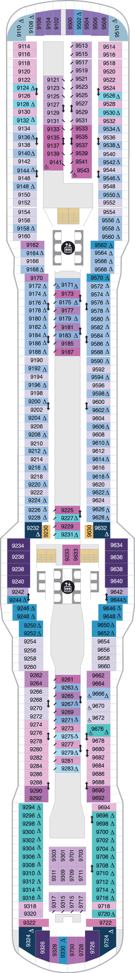 Spectrum Of The Seas - Deck Nine