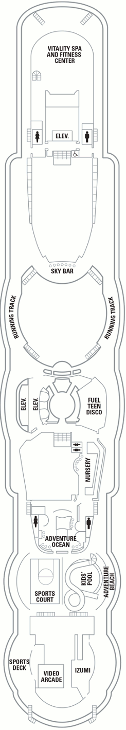 Serenade of the Seas - Deck Twelve