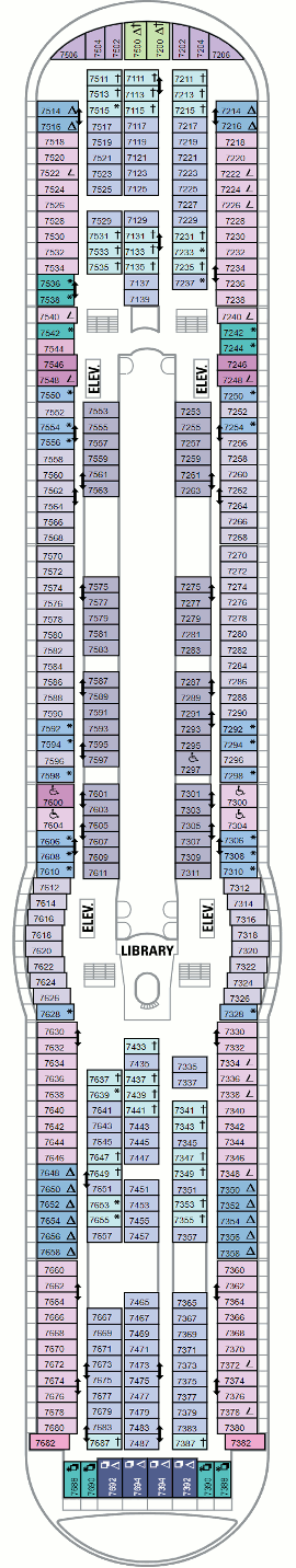 Explorer of the Seas - Deck Seven