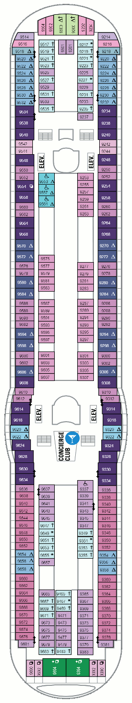 Explorer of the Seas - Deck Nine