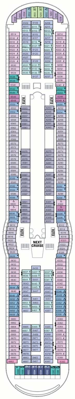 Explorer of the Seas - Deck Six