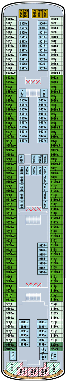 Norwegian Spirit - Deck Nine