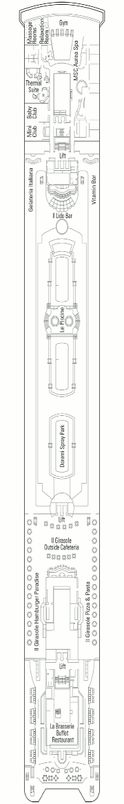 MSC Armonia - Acquamarina Deck