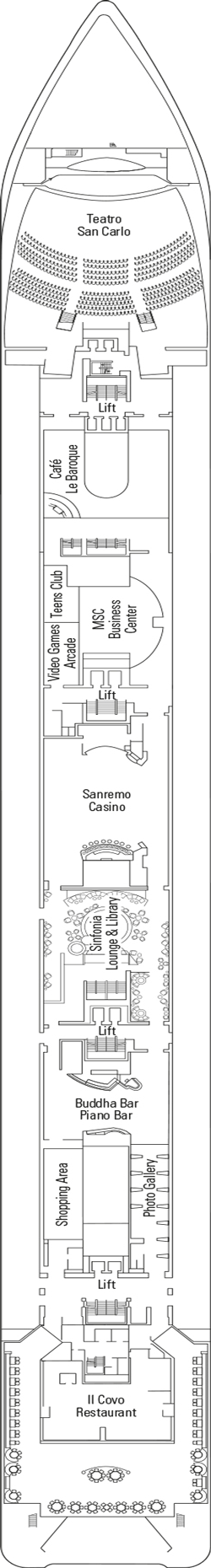MSC Sinfonia - Mozart Deck