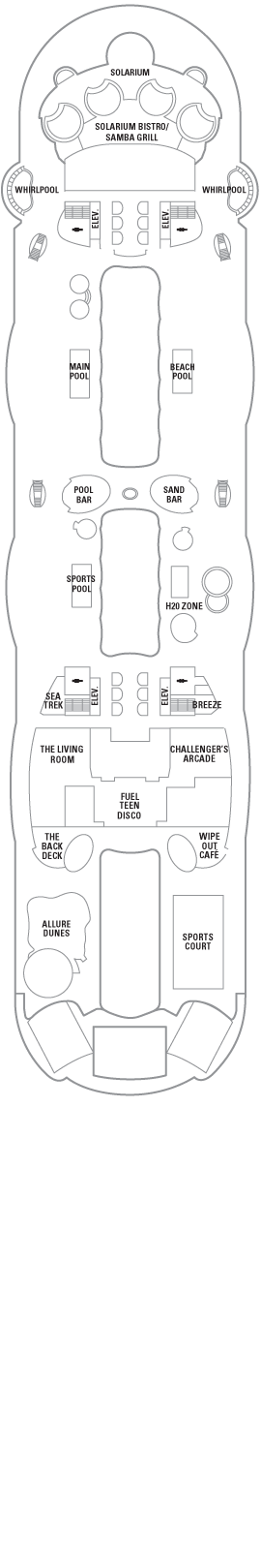 Allure of the Seas - Deck Fifteen