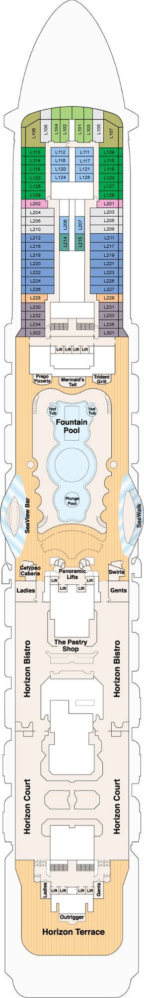 Royal Princess - Lido Deck