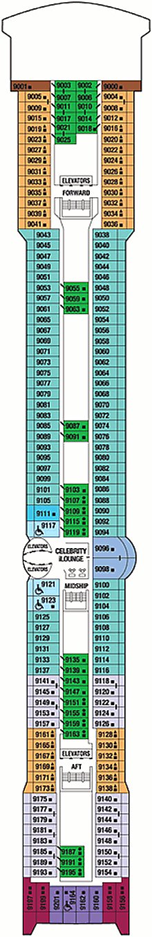 Celebrity Infinity - Deck 9