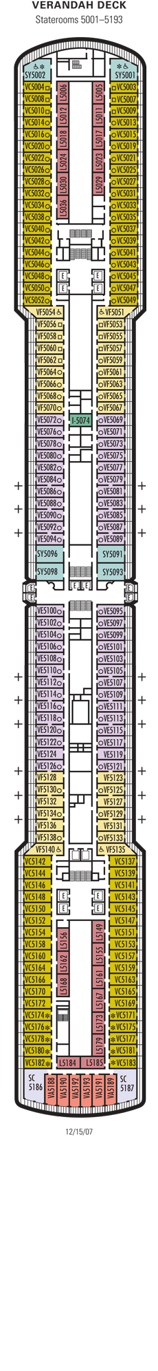 Eurodam - Verandah Deck