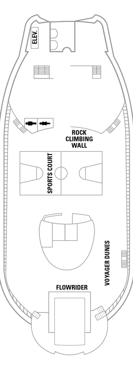 Voyager Of The Seas - Deck Thirteen