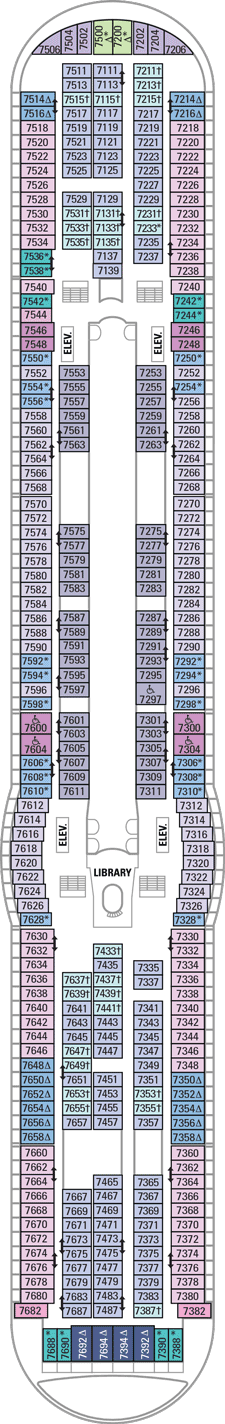 Voyager Of The Seas - Deck Seven