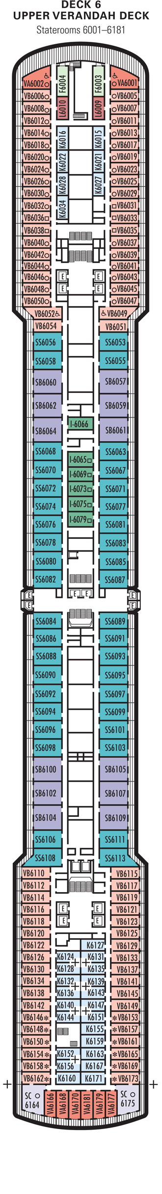 Nieuw Amsterdam - Upper Verandah Deck