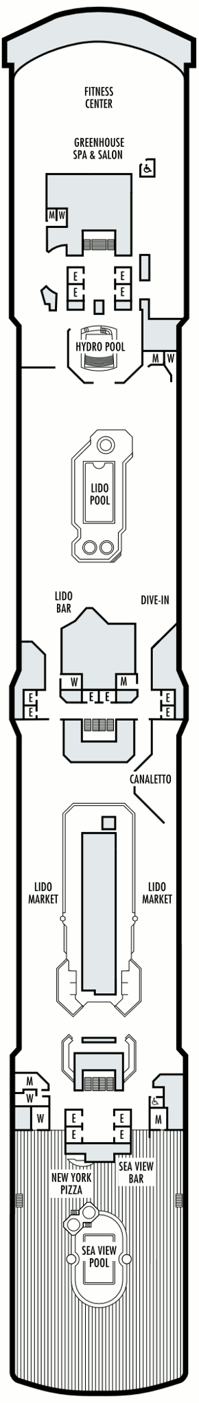 Nieuw Amsterdam - Lido Deck