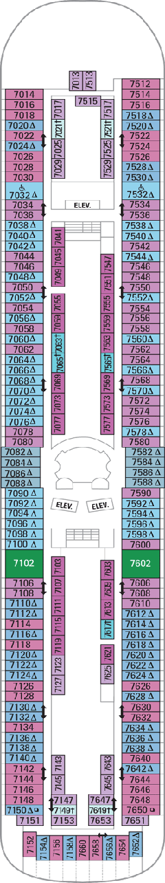 Rhapsody of the Seas - Deck Seven