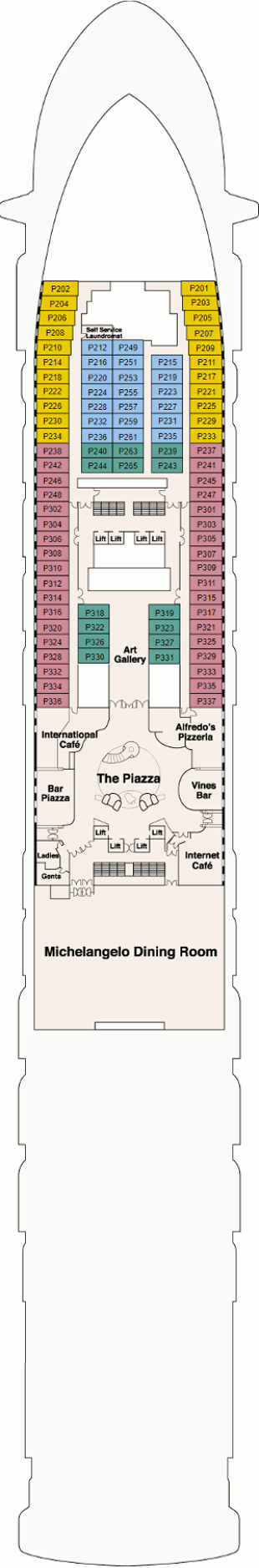 Grand Princess - Plaza Deck