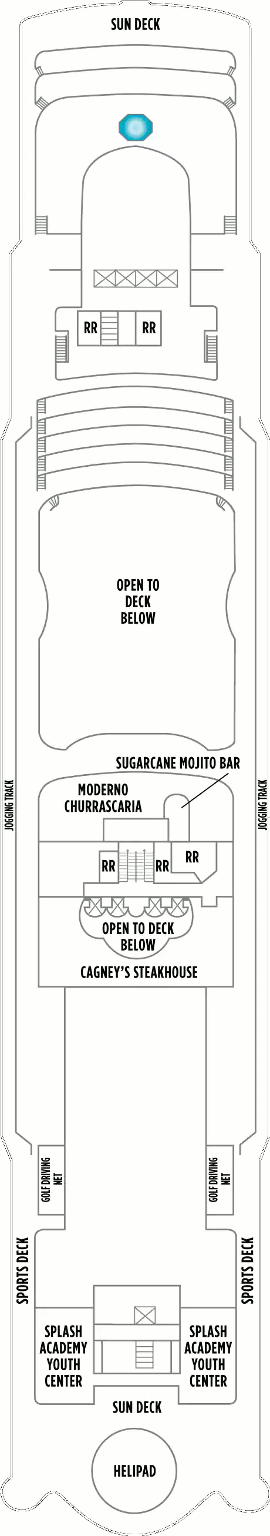 Norwegian Star - Deck Thirteen